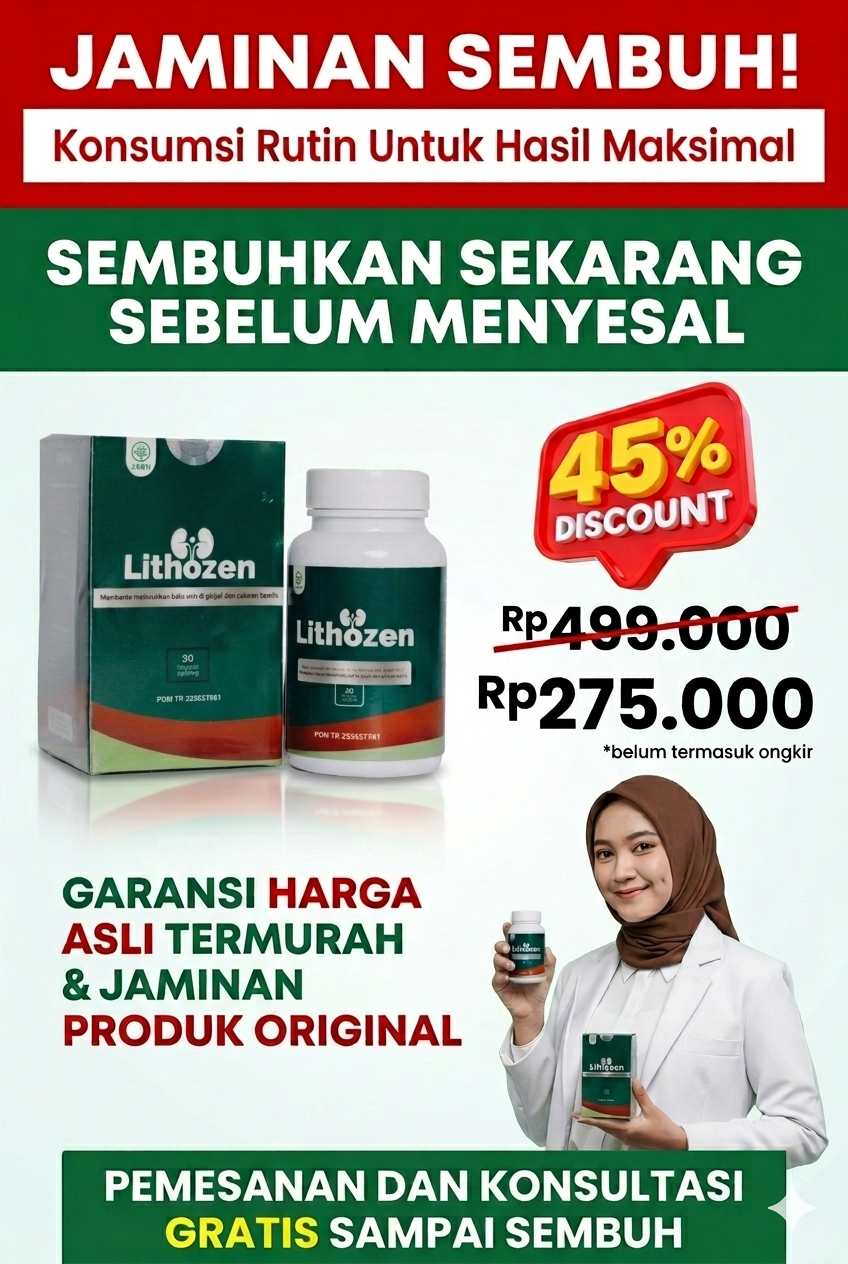 promo obat lithozen